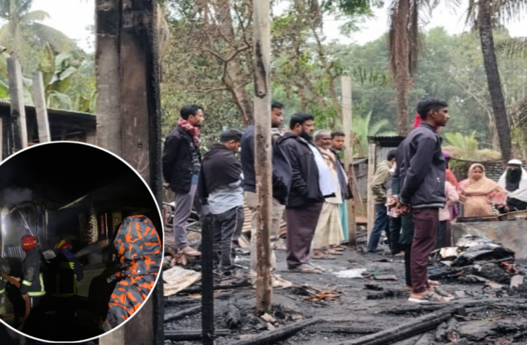 রাঙ্গুনিয়ায় পর পর পাঁচ অগ্নিকাণ্ড, ভোর রাতে বেতাগীতে পুড়ল পাঁচ বসতঘর