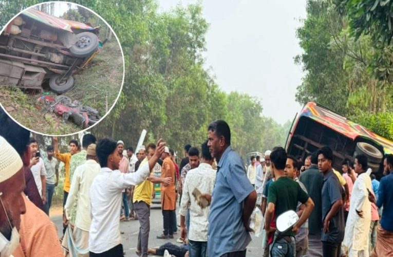 ফটিকছড়িতে বাস–মোটরসাইকেল সংঘর্ষে নিহত ৪, আহত অন্তত ১৬