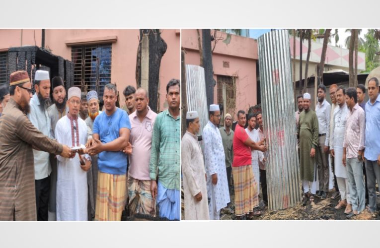রাঙ্গুনিয়ায় অগ্নিকাণ্ডে ক্ষতিগ্রস্ত পরিবারের পাশে রাজনৈতিক ও সামাজিক সংগঠনের সহায়তা