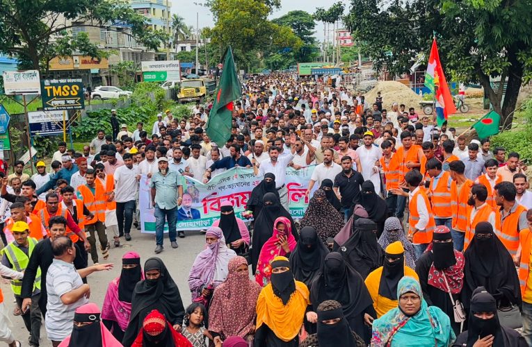 লোহাগাড়ায় বিএনপির বিজয় র‍্যালি, নেতাকর্মীদের ঢল